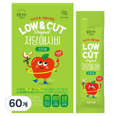 복음자리 LOW & CUT 저당 애사비 스틱 오리지널 10p, 200g, 6개