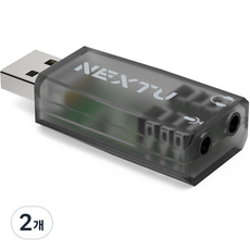 NEXTU A型-3.5mm 喇叭/麥克風外接音效卡, 2個, NEXT-AV2305