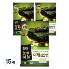 Noeulhaesim 調味海苔全片 5片入, 20g, 15包
