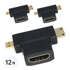 마하링크 HDMI to Mini or Micro HDMI 젠더, CP-1388, 12개