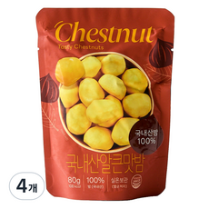 Modern House 韓國產香甜栗子, 4個, 80g