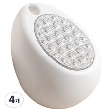 켈본 양면 풋케어 뒷꿈치 뒤꿈치 발각질제거기 라이트 그레이, 100g, 4개, 1개입