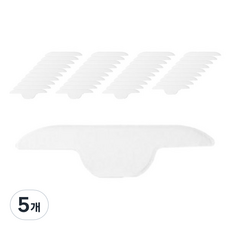 DAILYSHARE 多用途一次性帽子襯衫吸汗貼片 衣領型 白色 25 x 6.3 cm 40入, 5個