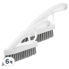 마켓감성 욕실 틈새칸 청소솔, 타입3, 6개