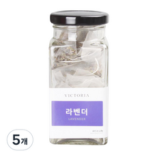 빅토리아 보틀 라벤더 차, 1g, 10개입, 5개