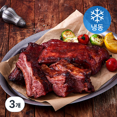 플럼프 바베큐 폭립 (냉동), 500g, 3개