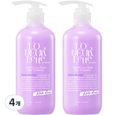 로더렛 인 잉글랜드 컬러핏 그레이스 머스크 헤어 트리트먼트, 4개, 500ml