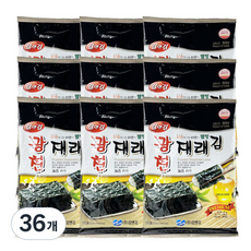 김앤김 광천 재래 전장김, 25g, 36개