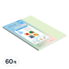 종이문화 스타일리쉬 얇은 혼합색지 120g 01 SS Spring, 60개, 8절