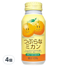 JA Foods Oita 果汁飲 溫州蜜柑風味, 190g, 4個