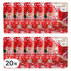 3W CLINIC 清新石榴面膜, 20個, 1入