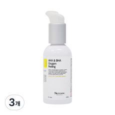 스킨덤 AHA 앤 BHA 산소 필링, 120ml, 3개