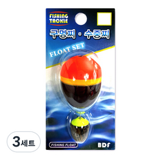 BLUE DRAGON FISHING TACKLE 通心浮標 + 水中浮標組合 2, 混合顏色, 3套
