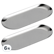 발룬피니 스텐 다용도 위생저 보관용기 플레이트, 6개