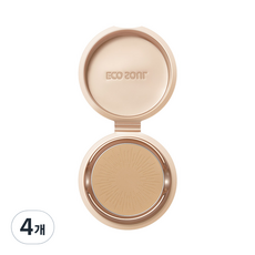 에코 소울 럭셔리 골드 팩트 리필 9g, 23 내추럴 베이지, 4개