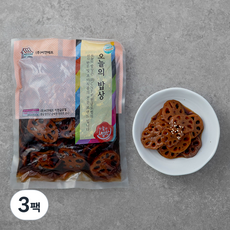 오늘의 밥상 간장연근, 1kg, 3팩