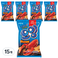 롯데제과 오잉 랍스터맛 스낵, 75g, 15개