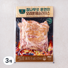 농협식품 참나무로 훈연한 오리훈제 슬라이스 DHA, 400g, 3개