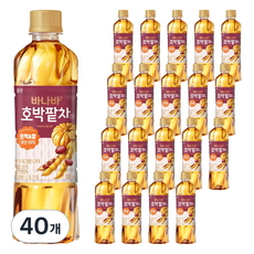 웅진 바나바 호박팥차, 40개, 500ml
