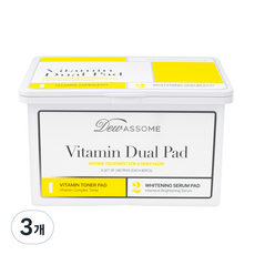 Duesome Toner Pad 和 Serum Pad 一瓶，Vitamin Dual Pad 160p, 3個