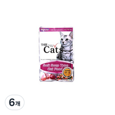 더캣츠 스프 타입 고양이 파우치, 가다랑어+치킨 혼합맛, 50g, 6개