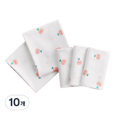 맘스네이처 밤부 대나무 아기 신생아 천기저귀, 모나, 10개