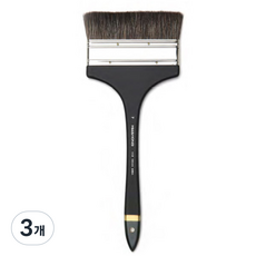 화홍산업 넓은붓 112 빽붓, F 7호, 3개