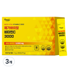 퍼니트 메가 바이탈 비타민C 3000 90p, 270g, 3개