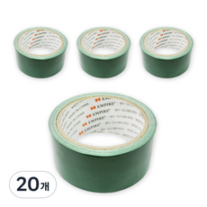 엠파이어 고급형 컬러 면테이프 45mm x 10m 녹색, 20개