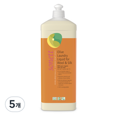 十四行詩羊毛絲洗衣液, 1L, 5個