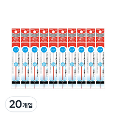 ZEBRA 斑馬牌 中性筆替芯 Prefill NJK Sarasa 0.4mm, 紅色, 20個