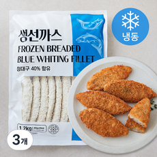 농우 생선까스 (냉동), 1.2kg, 3개