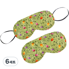 Green Life Herb Eye Pack + Cover 卡其色, 6組