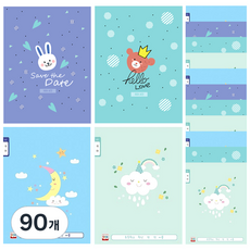 YOUNG ART 小學8格韓文筆記本, 隨機出貨, 90個