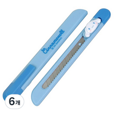 buyhearts 口袋美工刀 小 P-CNCT, 6個, 大耳狗喜拿