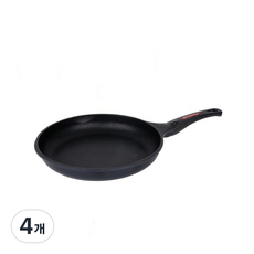 미끄럼방지 후라이팬 블랙, 20cm, 4개