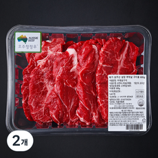 메가 호주산 부채살 구이용 (냉장), 600g, 2개