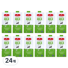 밀크 시크릿 저지방우유, 1L, 24개