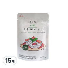 쿡스타 비건 라구 파스타 소스, 150g, 15개