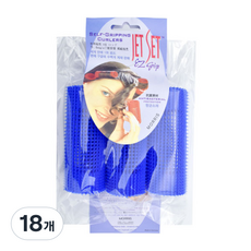 Morris & Co. Jet Set 髮捲 45m x 100mm, 藍長, 18個