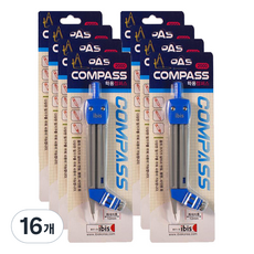 ibis 學用圓規 藍色 SP10066, 16個