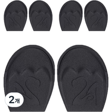 Irivet 女士鞋用前掌緩衝墊 圓頭鞋用 2入 x 3組