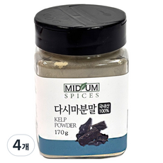 미드움애 국산 다시마 분말, 170g, 4개