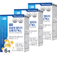 超臨界rTG Omega-3 Max 63g, 60顆, 6個
