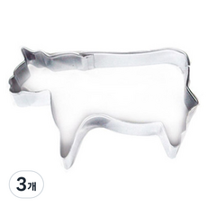 WAI YIP 乳牛餅乾模具, 3個, 單一顏色