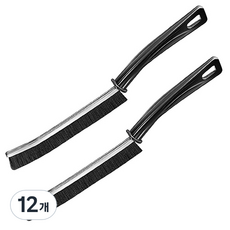 모나코올리브 고강도 틈새 청소브러쉬, 블랙, 12개