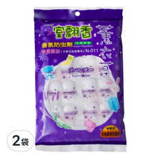 室翲香 和紙散裝防蟲劑 薰衣草, 衣櫥化妝室專用N-011, 1袋, 2袋