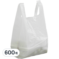 [韓國製造] DAMDA PLASTIC 手提塑膠袋 1號, 600個, 3L