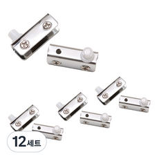 Choice五金 玻璃鉸鏈 珀斯納鎳 2入, 12套