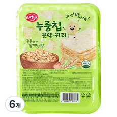 이더스 든든하게 담백한 맛 누룽칩 곤약귀리, 330g, 6개